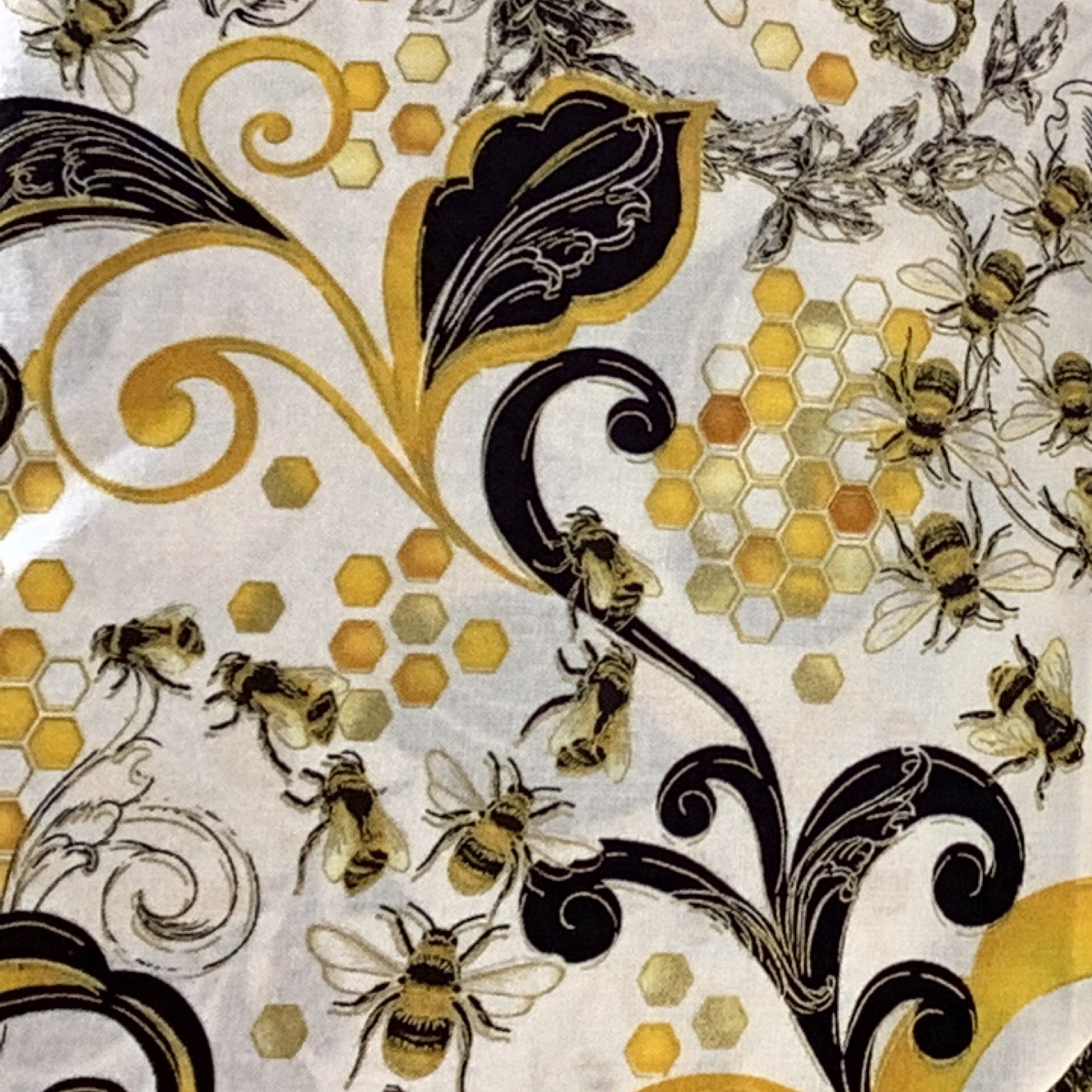 Yellow Gold Fabric For Quilting