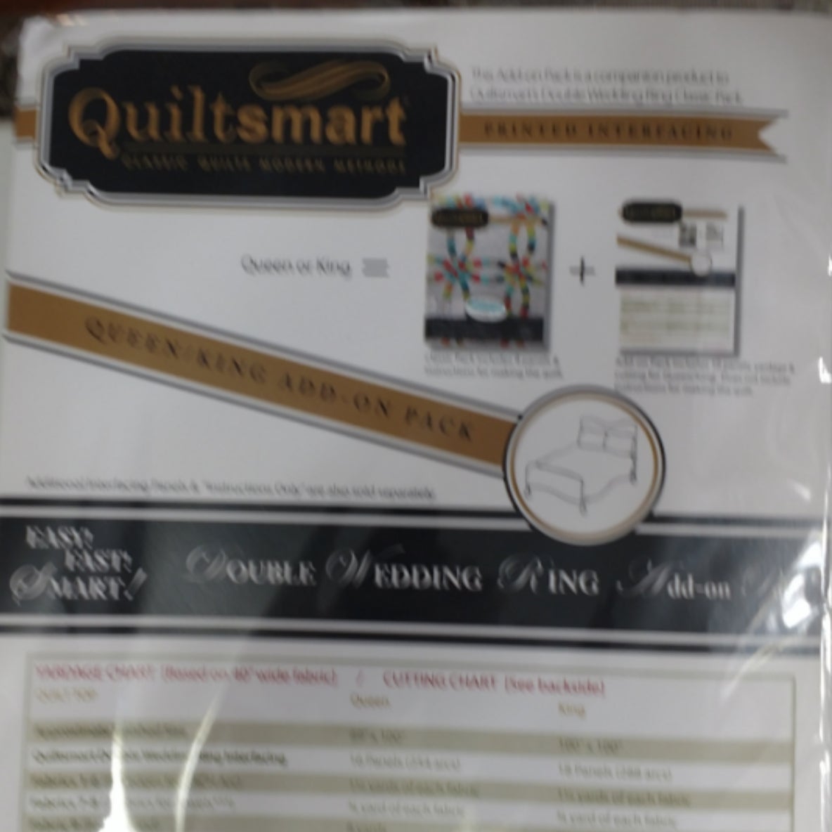 Quiltsmart double wedding ring hotsell