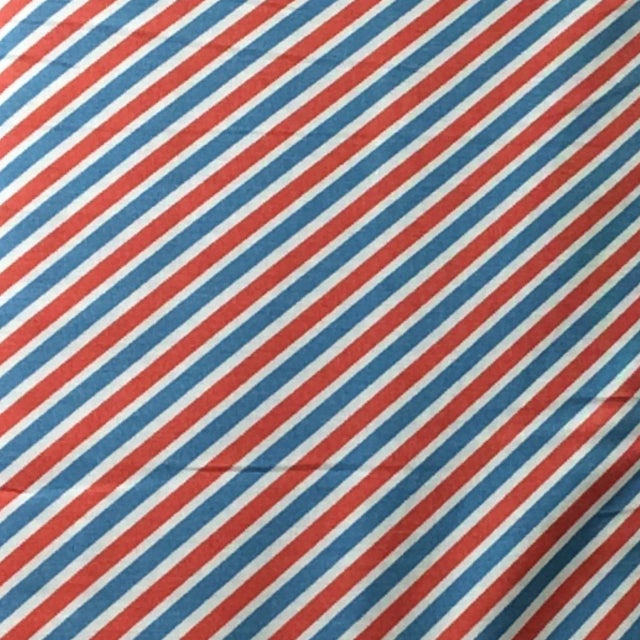 Farmhouse Floral Stripe Blue- Riley Blake Cotton Fabric